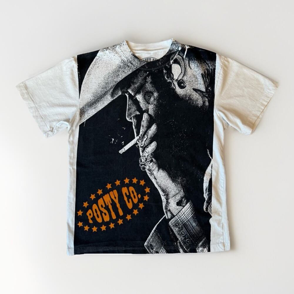 Post Malone Big Stadium Tour Shirt Medium White Posty CO All Over Print Rock